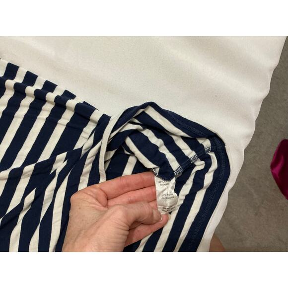 Cabi Women’s Navy & White Striped Tee - Size Small (SKU 0246) - Picture 7 of 10